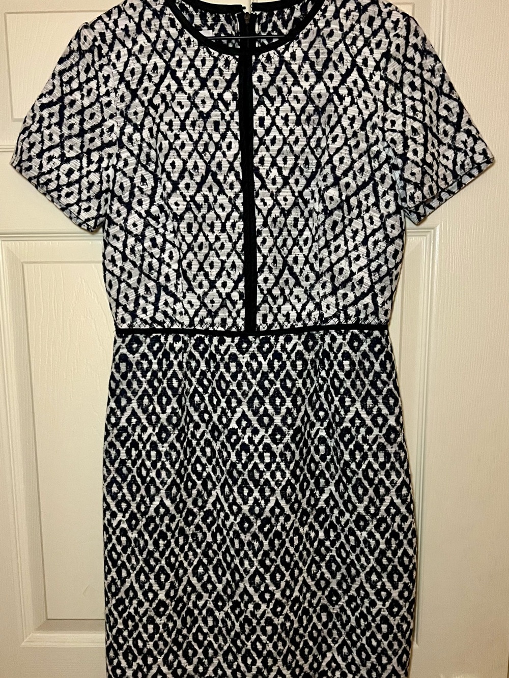 Oscar de La Renta Dress - Jaquard Mid Length Dress Size 8 NWT